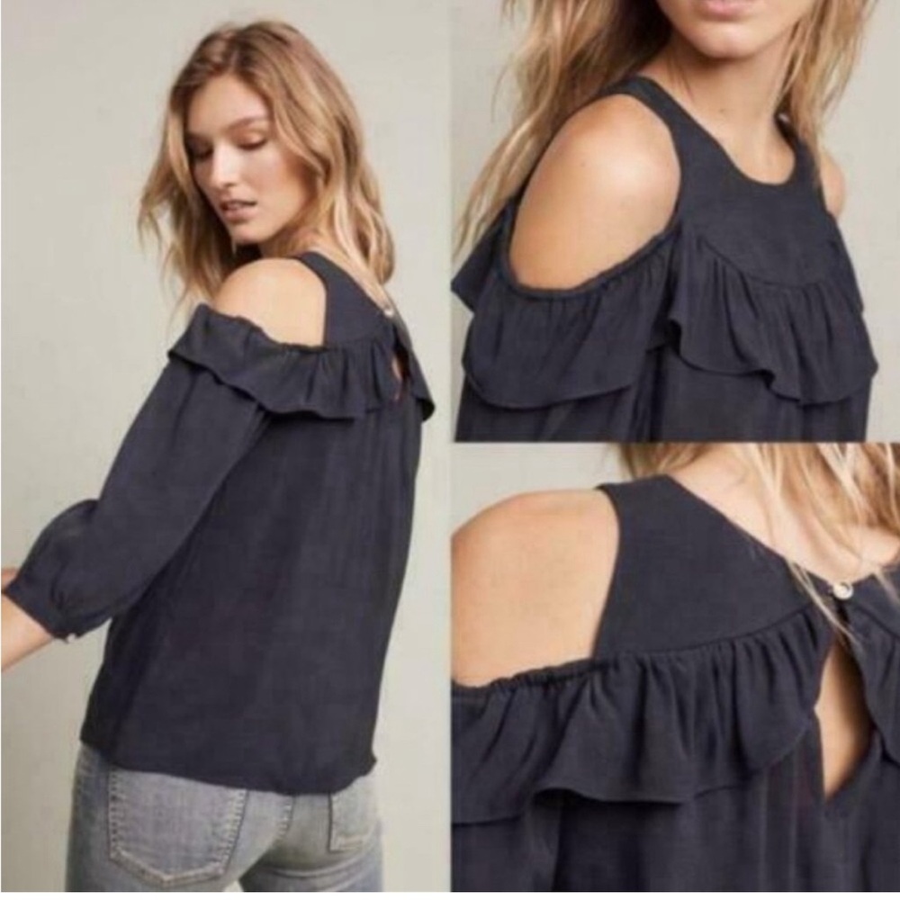Anthropologie Maeve Brearly Cold Shoulder - Size 4 - NWT